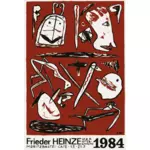 Konstutställning av Frieder Heinze